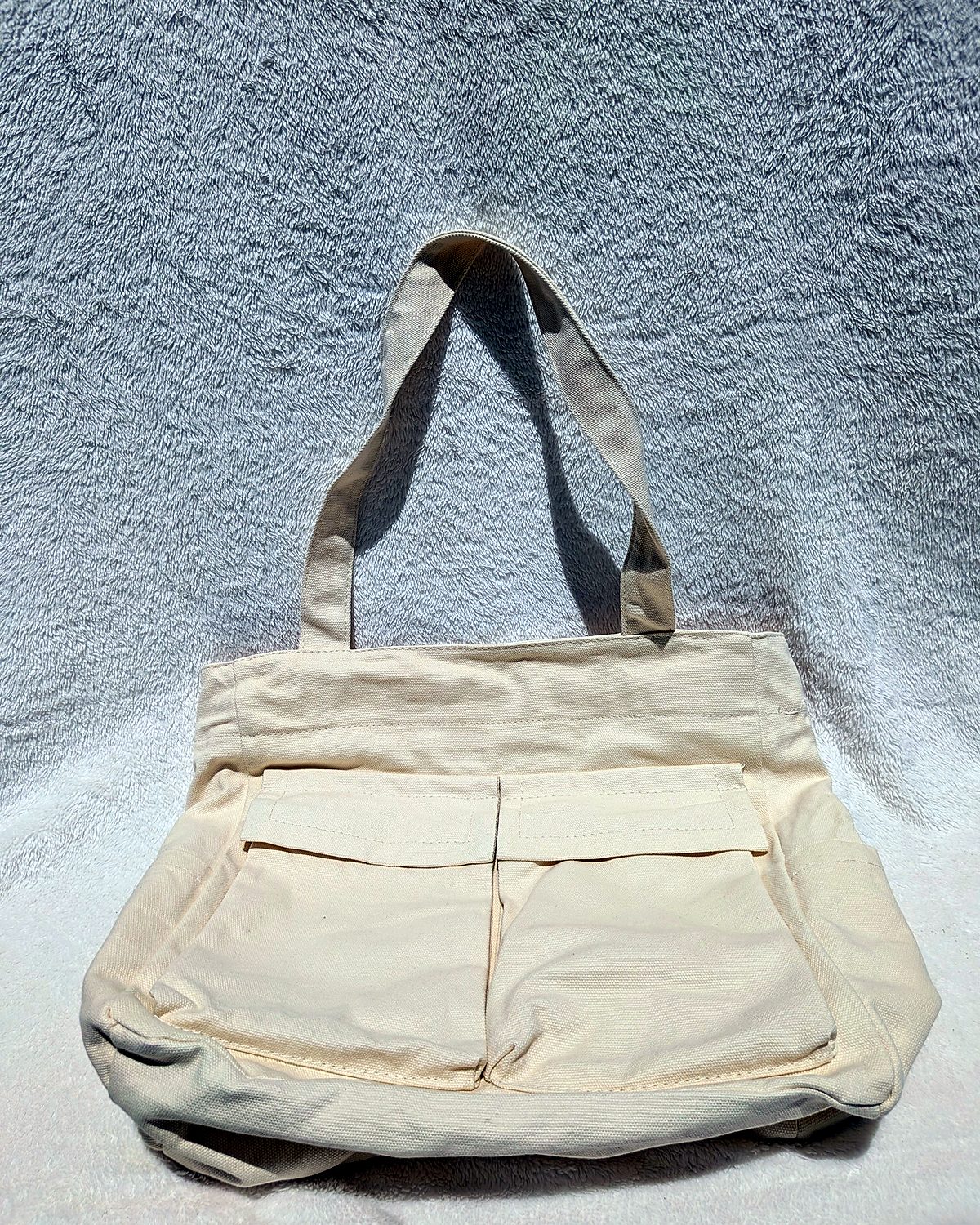 Canvas tote bag, before dyeing